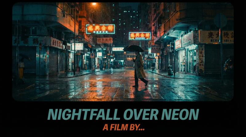 内衣写真原创影视视频：霓虹灯下的城市故事